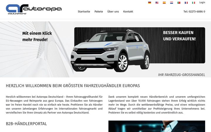 Screenshot of autoropa.de
