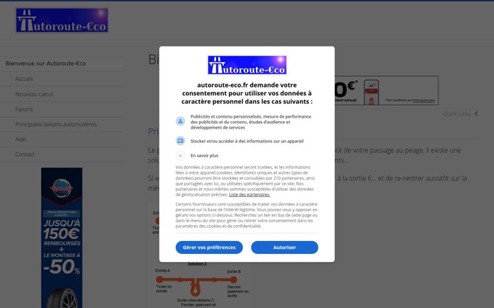 Screenshot of autoroute-eco.fr