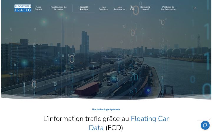 Ekrānuzņēmums no autoroutes-trafic.fr