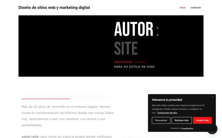 Screenshot of autorsite.com