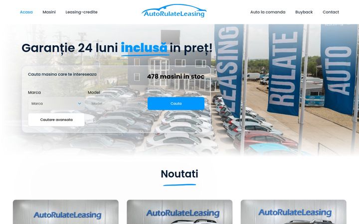 Screenshot of autorulateleasing.ro