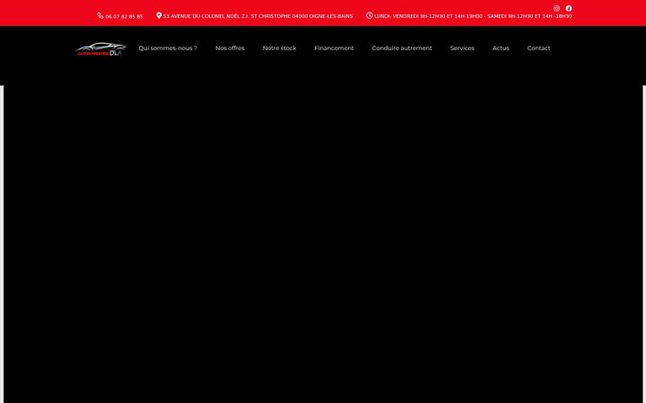 Screenshot of autos-prestige-dla.fr