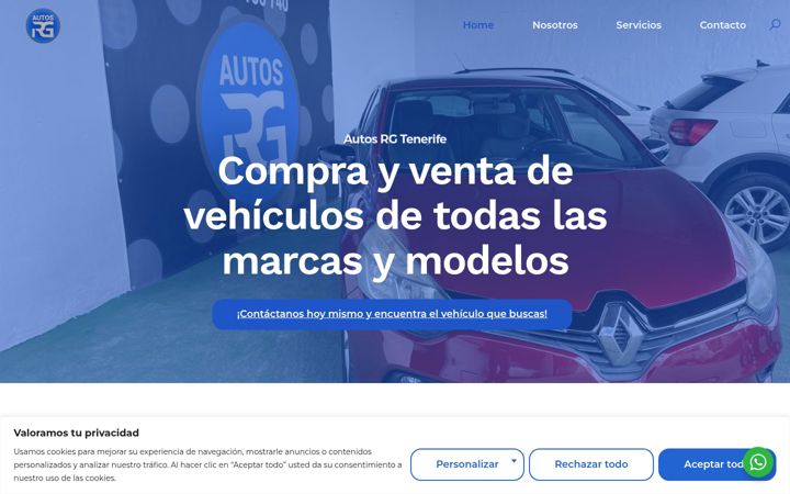 Screenshot of autos-rg.com