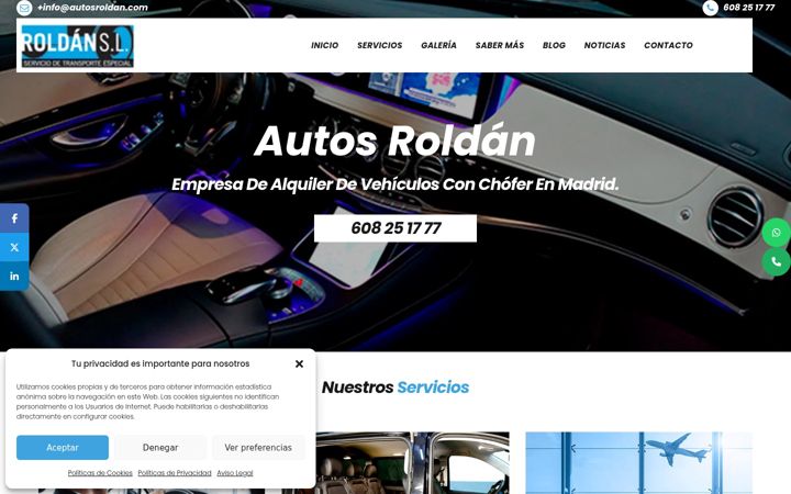 Screenshot of autos-roldan.com