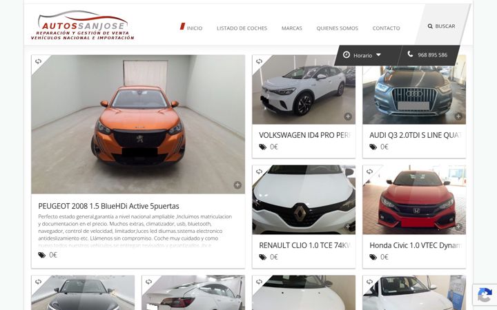 Screenshot of autos-sanjose.es
