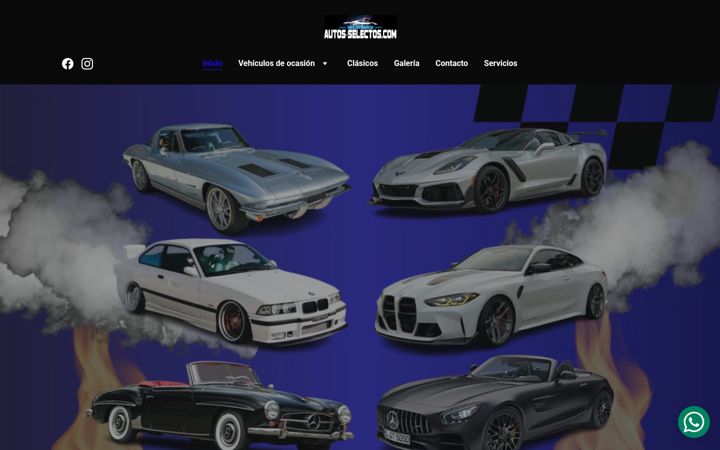 Capture d'écran de autos-selectos.com