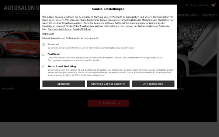 Screenshot of autosalon-uhingen.de
