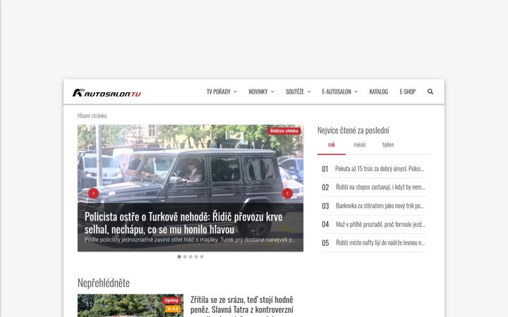 Screenshot of autosalon.tv