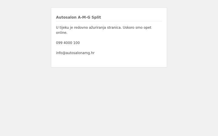 Screenshot of autosalonamg.hr