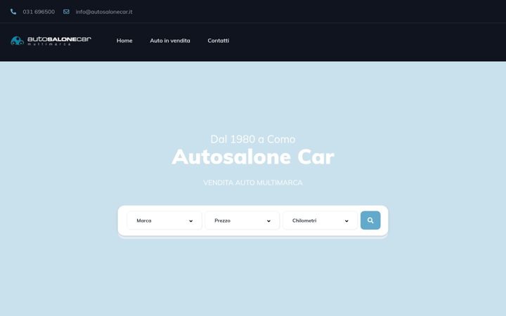 Екранна снимка на autosalonecar.it