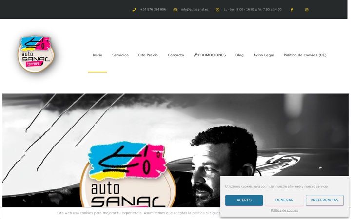 Screenshot of autosanal.es