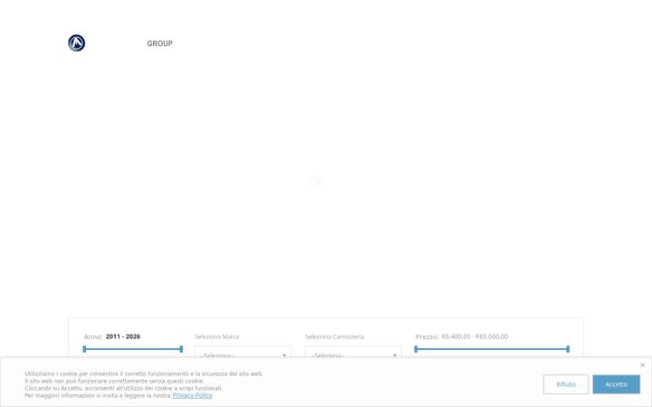 Ekrano kopija autosanfilippogroup.com
