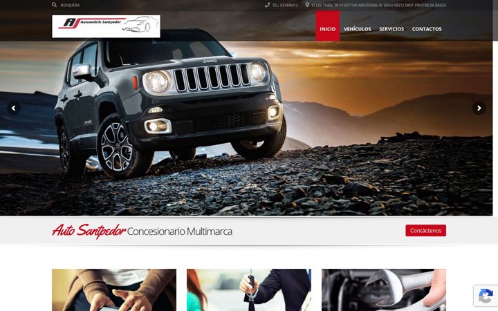 Screenshot of autosantpedor.com