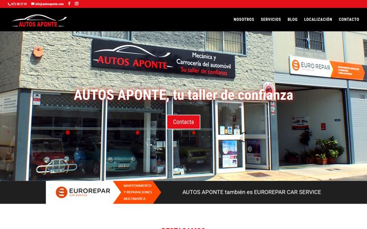 Screenshot of autosaponte.com