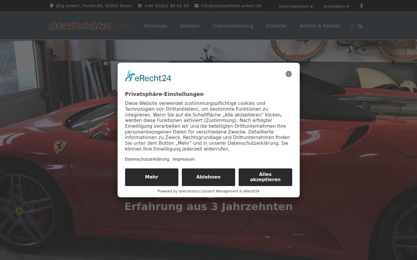 Sutikimo reklamjuostės, rodytos prieš bet kokią sąveiką, ekrano kopija