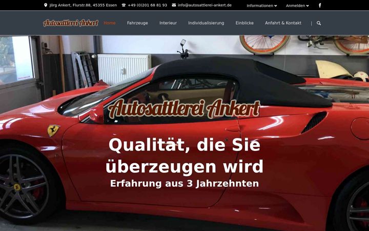 Ekrano kopija autosattlerei-ankert.de