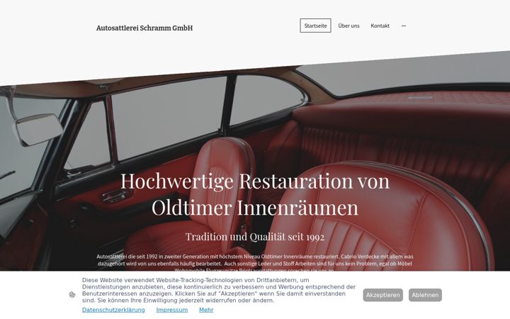 Skærmbillede af autosattlerei-schramm.de