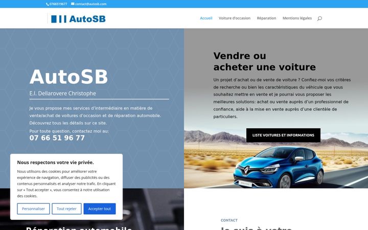 Screenshot of autosb.com