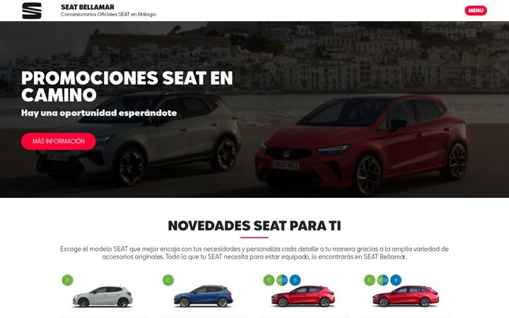 Skærmbillede af autosbellamar.com