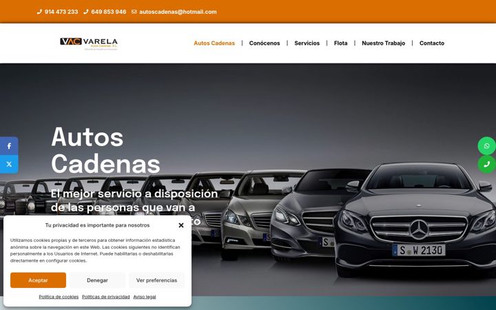 Screenshot of autoscadenas.es