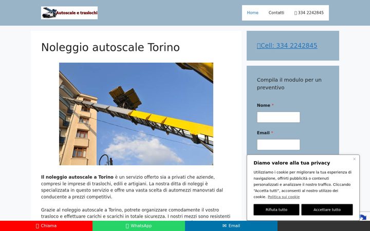 Screenshot of autoscaletorino.com