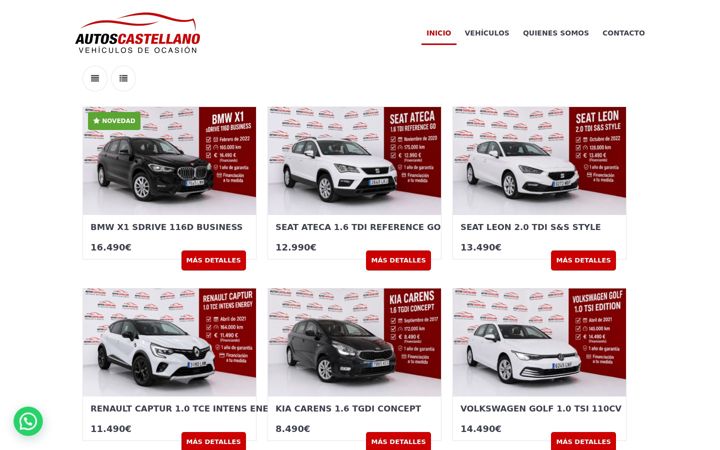 Screenshot of autoscastellano.es