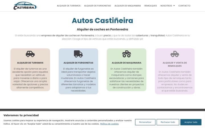 Ekrano kopija autoscastineira.com