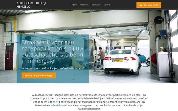 Screenshot of autoschadehengelo.nl
