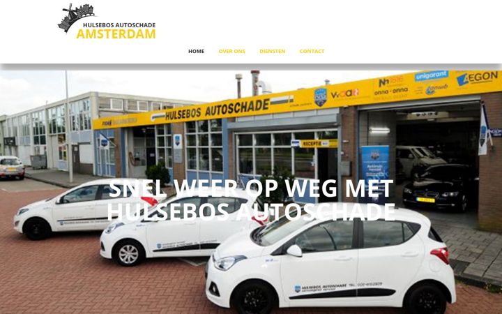 Screenshot of autoschadeherstelamsterdam.nl