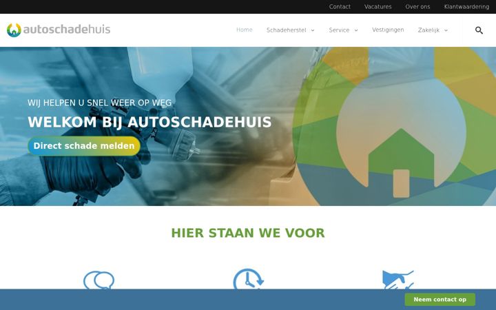 Screenshot of autoschadehuis.nl
