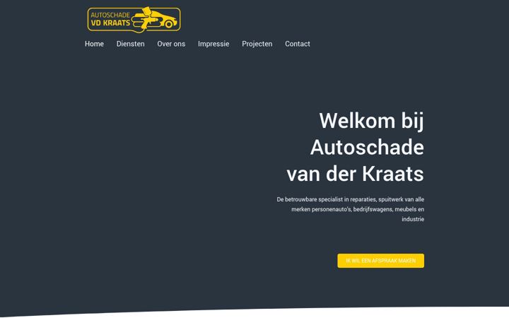 Snimka zaslona za autoschadevanderkraats.nl