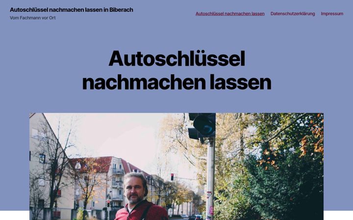 Screenshot of autoschluessel-biberach.de