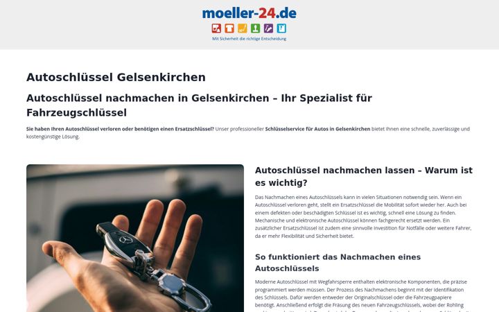Screenshot of autoschluessel-gelsenkirchen.de