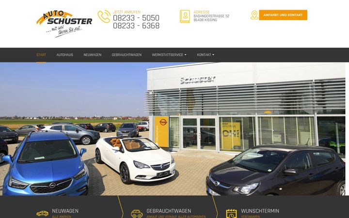 Screenshot of autoschuster.de