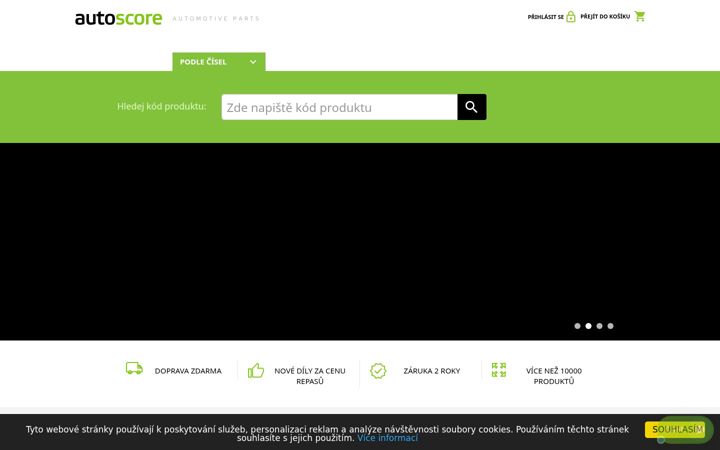Screenshot of autoscore.cz