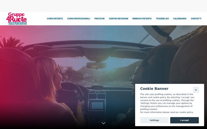 Screenshot of autoscuola4ruote.it