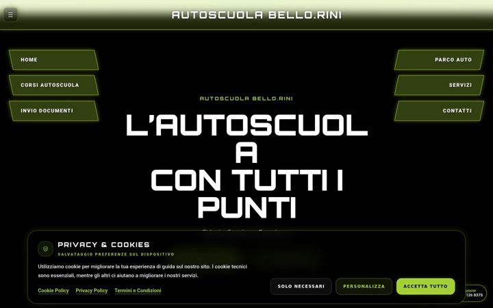 Screenshot von autoscuolabellorini.com