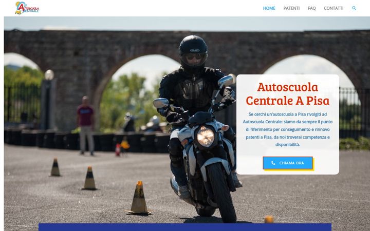 Screenshot di autoscuolacentralepisa.it