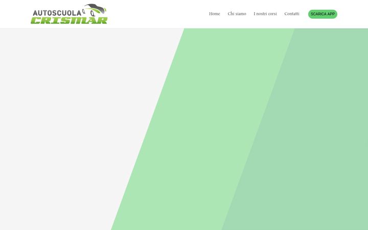 Screenshot of autoscuolacrismar.it