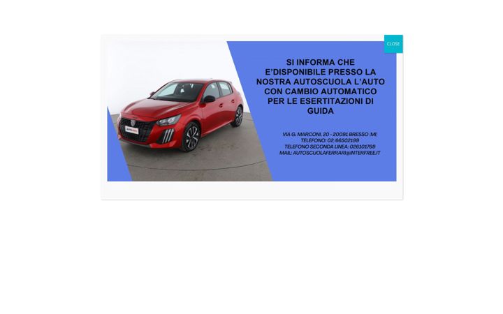 Ekrano kopija autoscuolaferrari.it