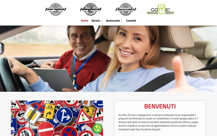 Skjámynd af autoscuolalanazionale.it