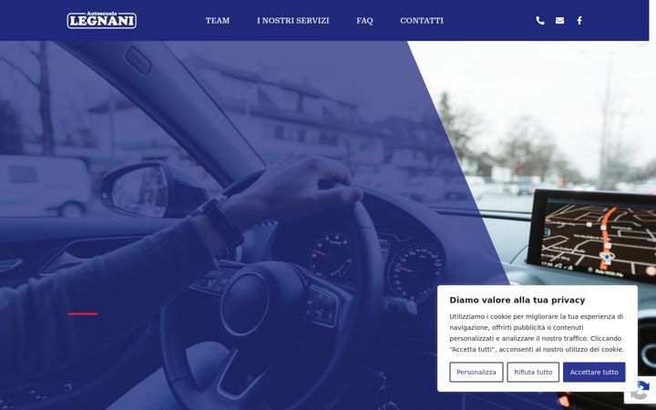 Екранна снимка на autoscuolalegnani.it