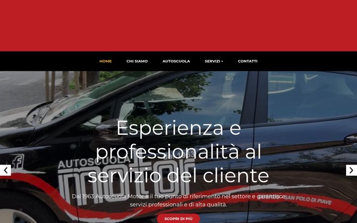 Screenshot of autoscuolamotor.com