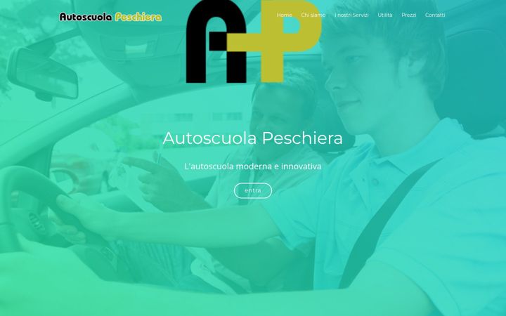 Skjámynd af autoscuolapeschiera.it