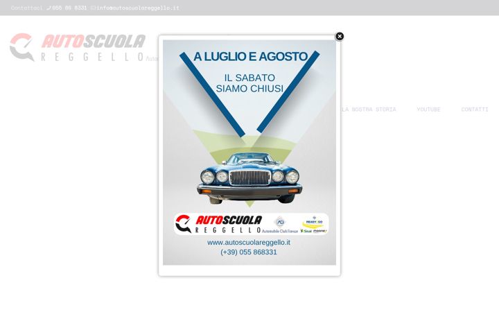 Screenshot of autoscuolareggello.it
