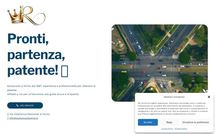 Screenshot of autoscuolareina.it