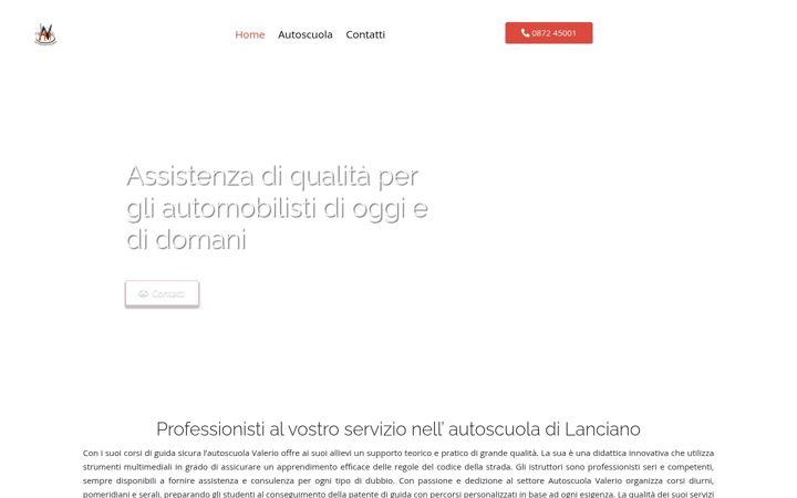 Screenshot of autoscuolavaleriosnc.it