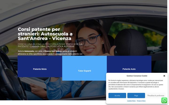 Screenshot of autoscuoleastoria.it