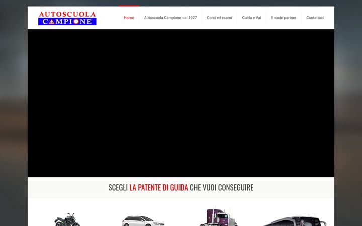 Captura de ecrã de autoscuolecampione.it
