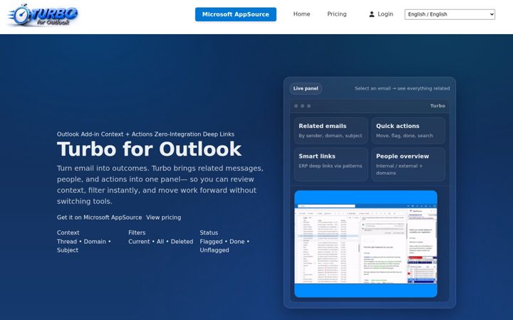 Screenshot of autosearch-outlook.app